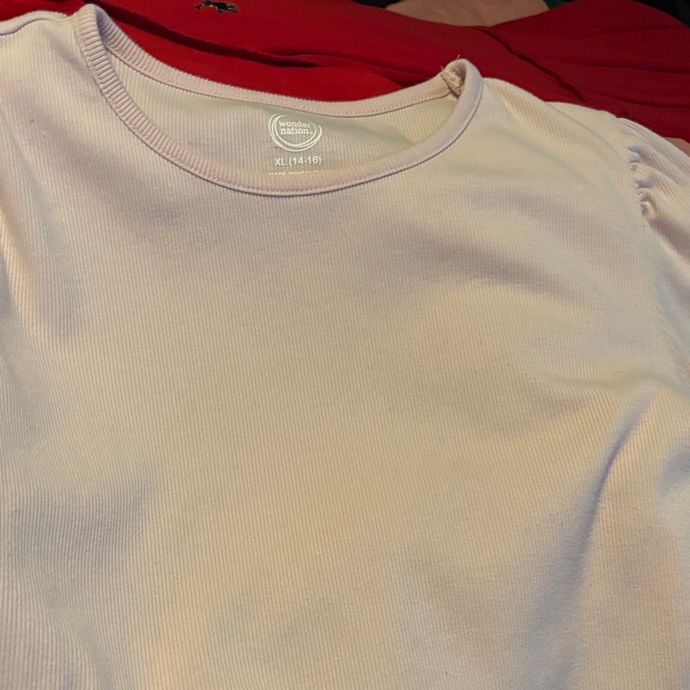 Wonder Nation Lavender Long Sleeve Tee